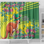 Aussie and Bloody Proud of It Shower Curtain Happy Australia Day