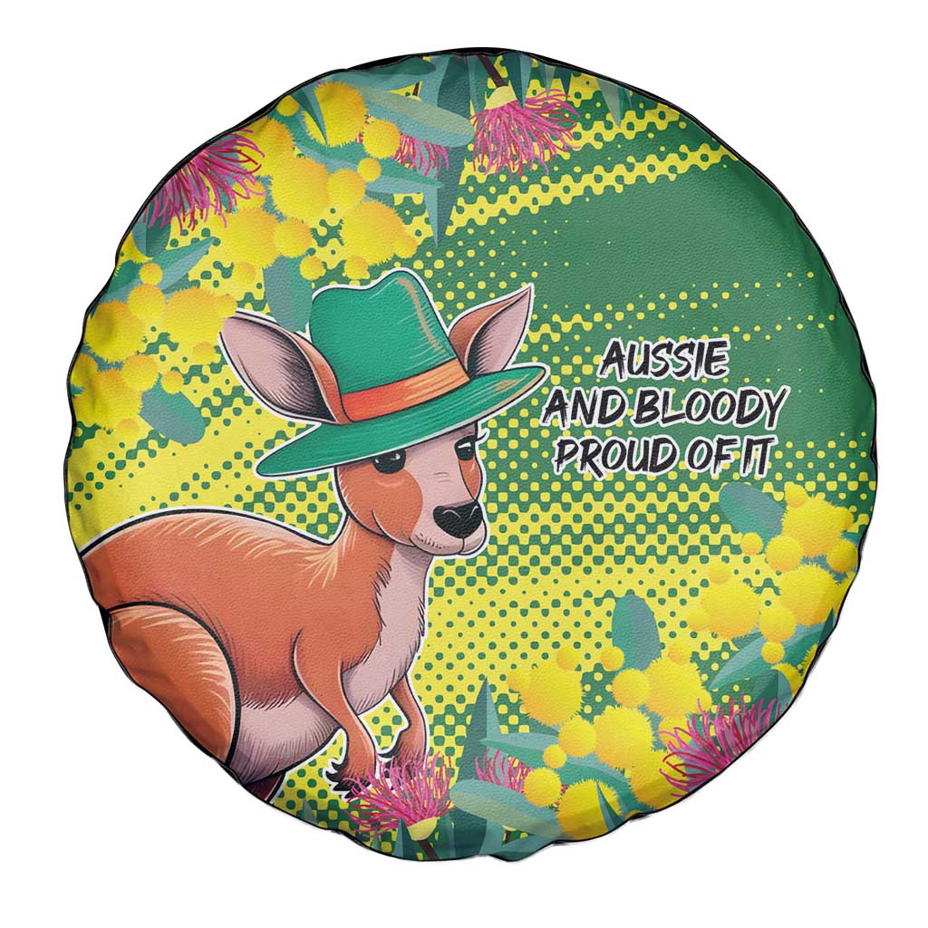 Aussie and Bloody Proud of It Spare Tire Cover Happy Australia Day