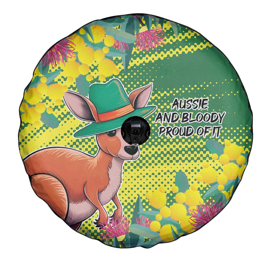 Aussie and Bloody Proud of It Spare Tire Cover Happy Australia Day