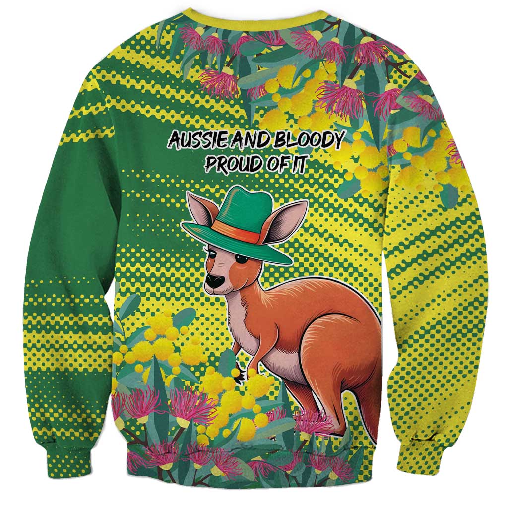Aussie and Bloody Proud of It Sweatshirt Happy Australia Day