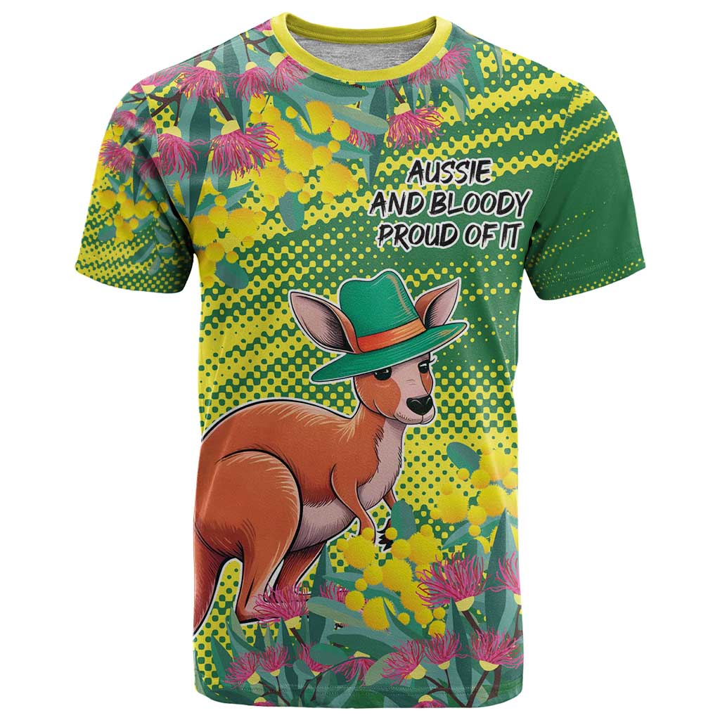 Aussie and Bloody Proud of It T Shirt Happy Australia Day