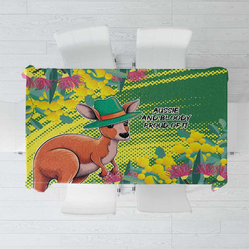 Aussie and Bloody Proud of It Tablecloth Happy Australia Day