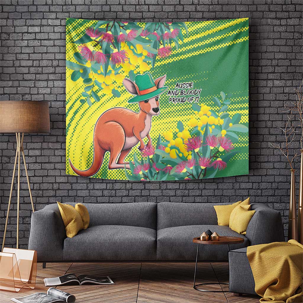 Aussie and Bloody Proud of It Tapestry Happy Australia Day