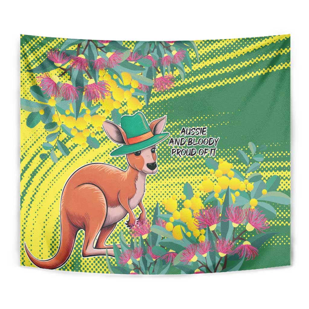Aussie and Bloody Proud of It Tapestry Happy Australia Day
