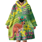 Aussie and Bloody Proud of It Wearable Blanket Hoodie Happy Australia Day