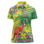 Aussie and Bloody Proud of It Women Polo Shirt Happy Australia Day