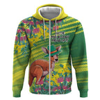 Aussie and Bloody Proud of It Zip Hoodie Happy Australia Day