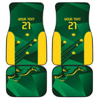 Australia Kangaroo Custom Car Mats Aussie National Color Sporty Pattern
