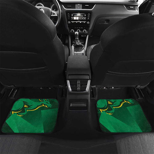 Australia Kangaroo Custom Car Mats Aussie National Color Sporty Pattern