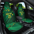 Australia Kangaroo Custom Car Seat Cover Aussie National Color Sporty Pattern