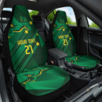 Australia Kangaroo Custom Car Seat Cover Aussie National Color Sporty Pattern