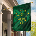 Australia Kangaroo Custom Garden Flag Aussie National Color Sporty Pattern