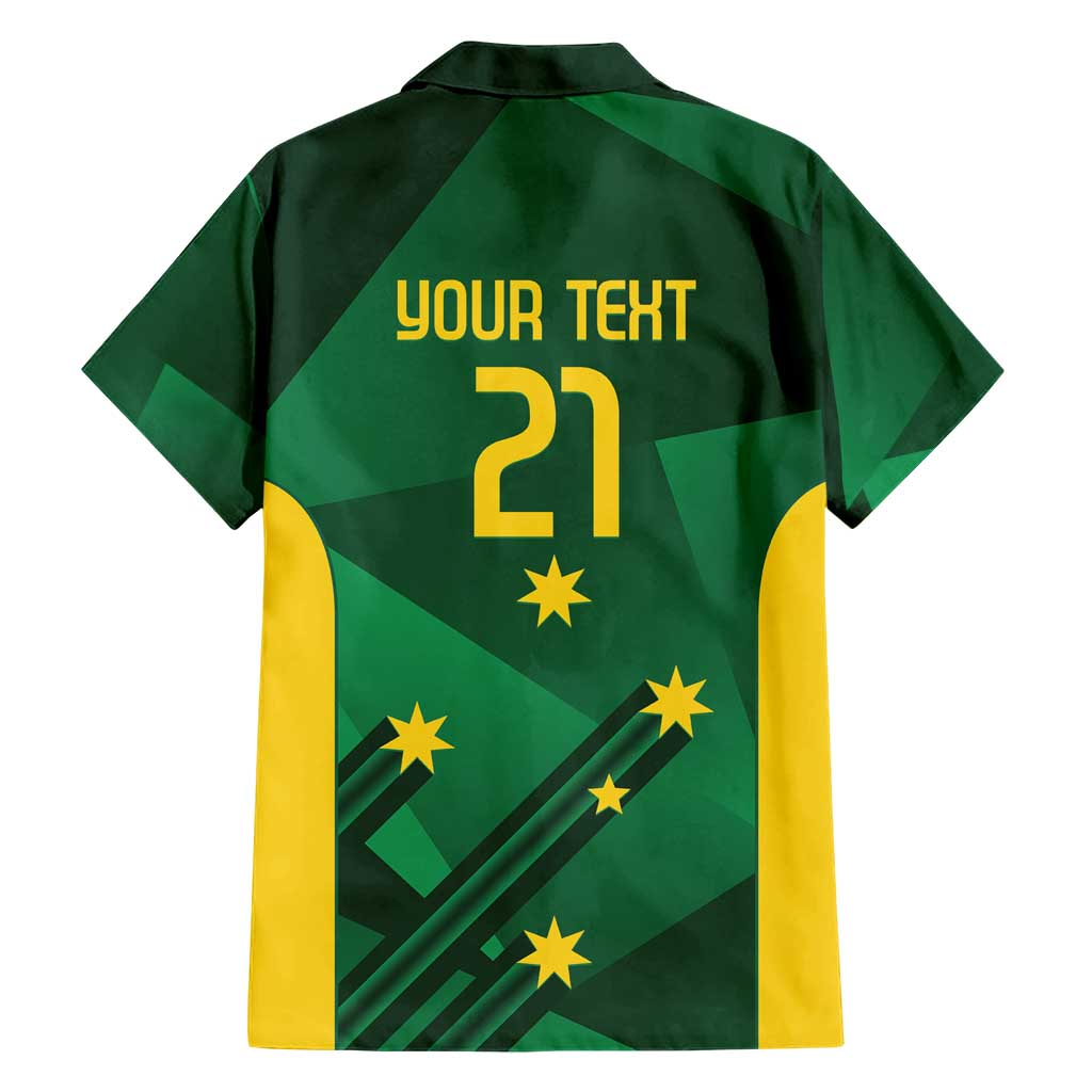 Australia Kangaroo Custom Hawaiian Shirt Aussie National Color Sporty Pattern