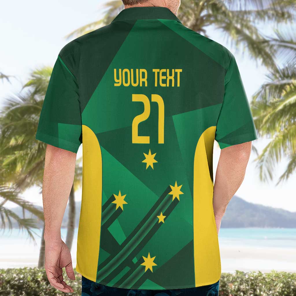 Australia Kangaroo Custom Hawaiian Shirt Aussie National Color Sporty Pattern