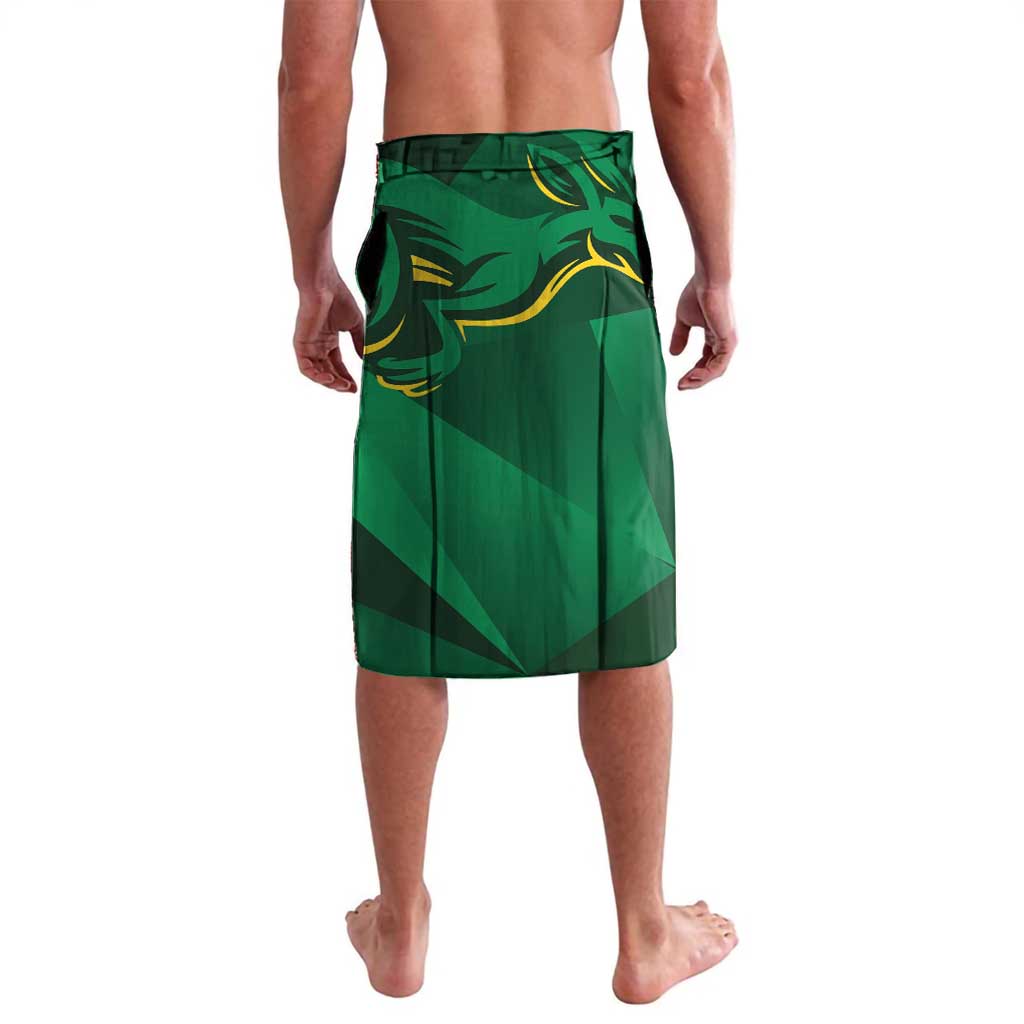 Australia Kangaroo Custom Lavalava Aussie National Color Sporty Pattern