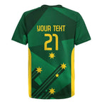 Australia Kangaroo Custom Rugby Jersey Aussie National Color Sporty Pattern
