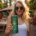 Australia Kangaroo Custom Skinny Tumbler Aussie National Color Sporty Pattern
