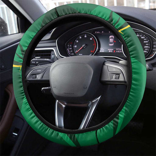 Australia Kangaroo Steering Wheel Cover Aussie National Color Sporty Pattern