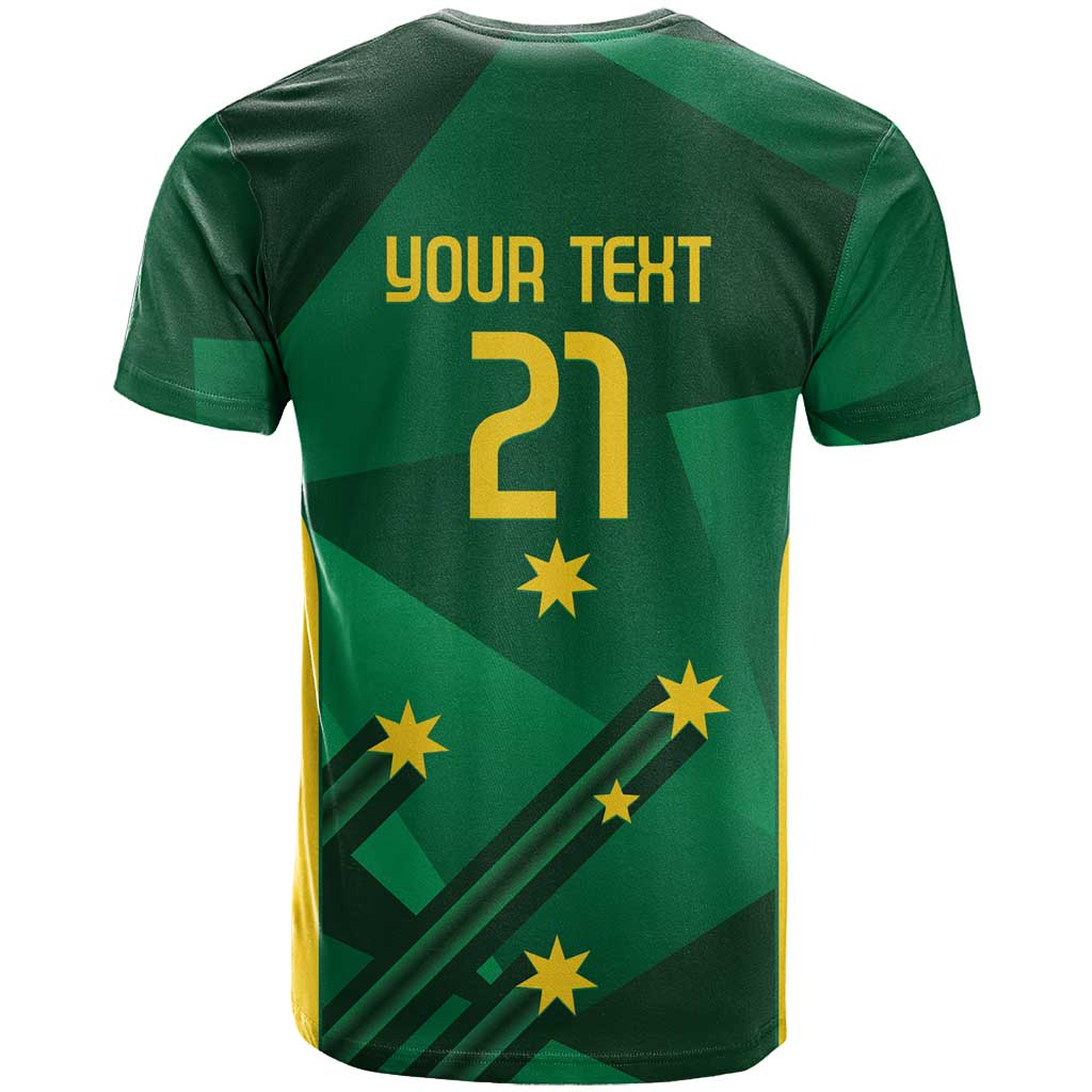 Australia Kangaroo Custom T Shirt Aussie National Color Sporty Pattern
