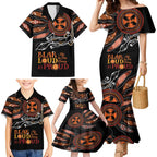 Australia NAIDOC 2024 Family Matching Mermaid Dress and Hawaiian Shirt Blak Loud and Proud Aboriginal Lizard Art