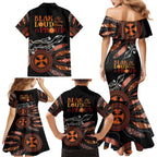 Australia NAIDOC 2024 Family Matching Mermaid Dress and Hawaiian Shirt Blak Loud and Proud Aboriginal Lizard Art