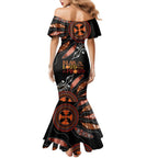Australia NAIDOC 2024 Family Matching Mermaid Dress and Hawaiian Shirt Blak Loud and Proud Aboriginal Lizard Art