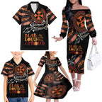 Australia NAIDOC 2024 Family Matching Off Shoulder Long Sleeve Dress and Hawaiian Shirt Blak Loud and Proud Aboriginal Lizard Art