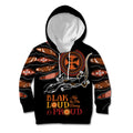 Australia NAIDOC 2024 Kid Hoodie Blak Loud and Proud Aboriginal Lizard Art