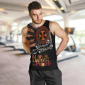 Australia NAIDOC 2024 Men Tank Top Blak Loud and Proud Aboriginal Lizard Art