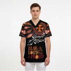 Australia NAIDOC 2024 Scrub Top Blak Loud and Proud Aboriginal Lizard Art - Aussie Hoodie
