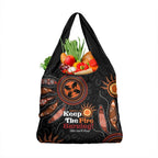 Australia NAIDOC 2024 Grocery Bag Keep the Fire Burning Aboriginal Art