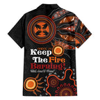 Australia NAIDOC 2024 Hawaiian Shirt Keep the Fire Burning Aboriginal Art