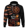 Australia NAIDOC 2024 Hoodie Keep the Fire Burning Aboriginal Art