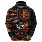 Australia NAIDOC 2024 Hoodie Keep the Fire Burning Aboriginal Art
