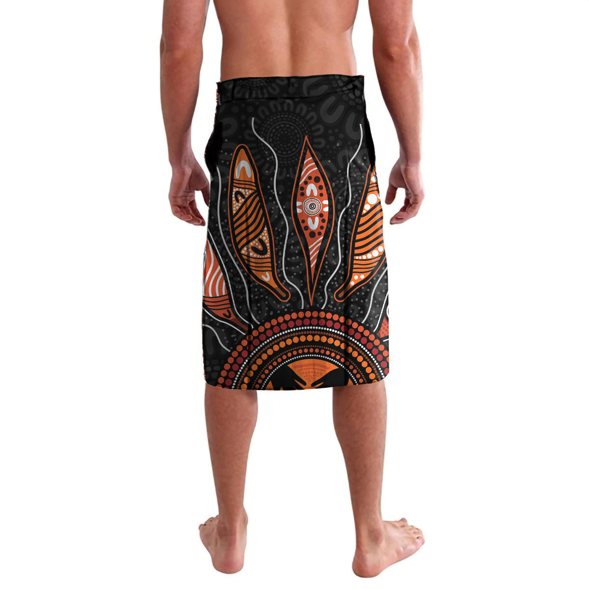 Australia NAIDOC 2024 Lavalava Keep the Fire Burning Aboriginal Art