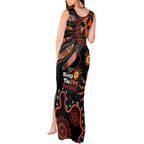 Australia NAIDOC 2024 Tank Maxi Dress Keep the Fire Burning Aboriginal Art