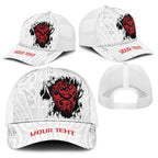New Zealand Maori Heart Tribal Personalised Baseball Net Cap Polynesian Patterns