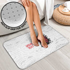 New Zealand Maori Heart Tribal Personalised Bathroom Set Polynesian Patterns