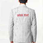New Zealand Maori Heart Tribal Personalised Blazer Polynesian Patterns