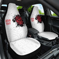 New Zealand Maori Heart Tribal Personalised Car Seat Cover Polynesian Patterns