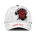 New Zealand Maori Heart Tribal Personalised Classic Cap Polynesian Patterns
