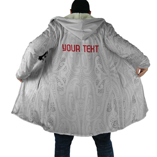 New Zealand Maori Heart Tribal Personalised Cloak Polynesian Patterns