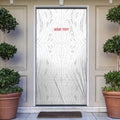 New Zealand Maori Heart Tribal Personalised Door Cover Polynesian Patterns