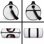 New Zealand Maori Heart Tribal Personalised Duffle Bag Polynesian Patterns