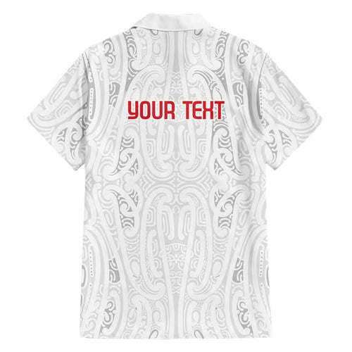 New Zealand Maori Heart Tribal Personalised Family Matching Off The Shoulder Long Sleeve Dress and Hawaiian Shirt Polynesian Patterns