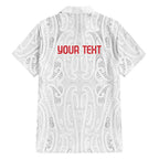 New Zealand Maori Heart Tribal Personalised Family Matching Off Shoulder Maxi Dress and Hawaiian Shirt Polynesian Patterns