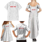 New Zealand Maori Heart Tribal Personalised Family Matching Summer Maxi Dress and Hawaiian Shirt Polynesian Patterns