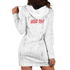 New Zealand Maori Heart Tribal Personalised Hoodie Dress Polynesian Patterns