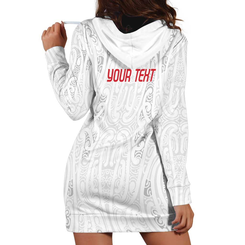 New Zealand Maori Heart Tribal Personalised Hoodie Dress Polynesian Patterns