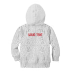 New Zealand Maori Heart Tribal Personalised Kid Hoodie Polynesian Patterns